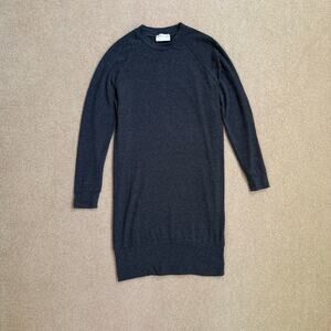 Modern Citizen Grey Crewneck Long Sleeve Sweater Dress XS